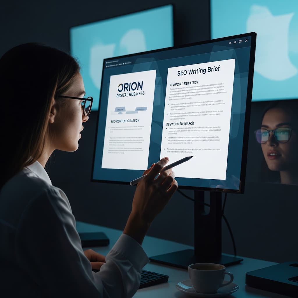 redacteur seo geo orion digital business