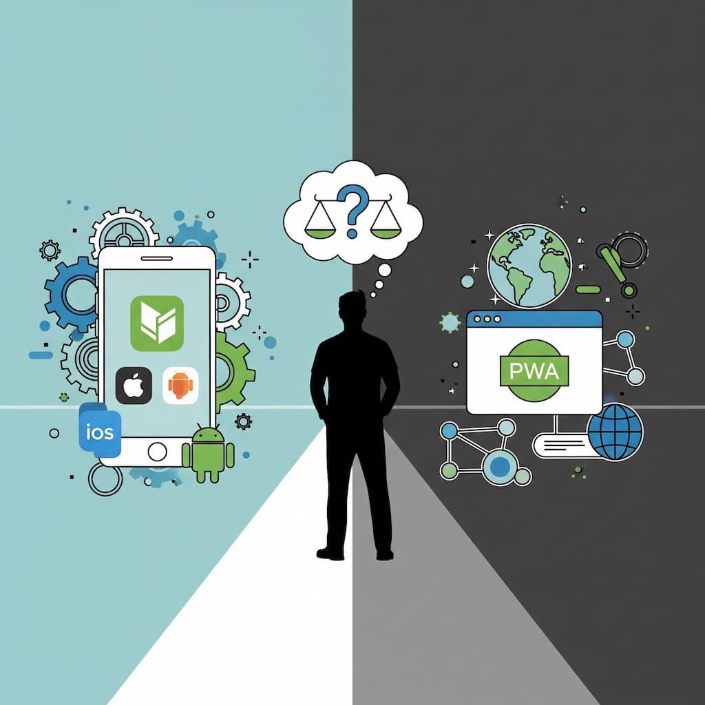 PWA,application native